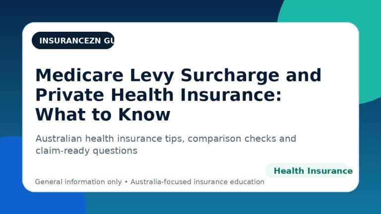 Medicare Levy Surcharge and Private Health Insurance: What to Know - Australian health insurance guide