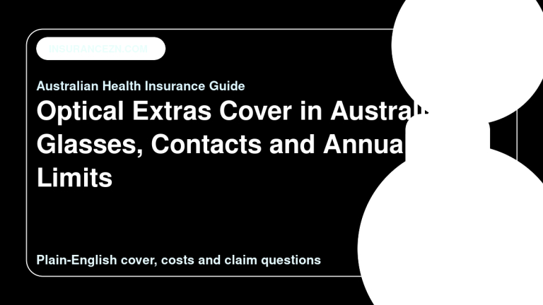 Optical Extras Cover in Australia: Glasses, Contacts and Annual Limits - Australian health insurance guide
