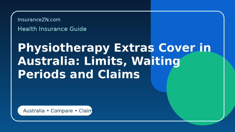Physiotherapy Extras Cover in Australia: Limits, Waiting Periods and Claims - Australian health insurance guide