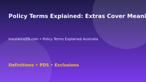 Policy Terms Explained: Extras Cover Meaning - Australian insurance guide