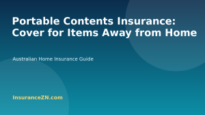 Portable Contents Insurance: Cover for Items Away from Home - Australian home insurance guide from InsuranceZN