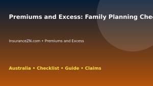 Premiums and Excess: Family Planning Checklist for Australian Readers 2026 - InsuranceZN guide