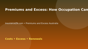 Premiums and Excess: How Occupation Can Affect Premiums - Australian insurance guide