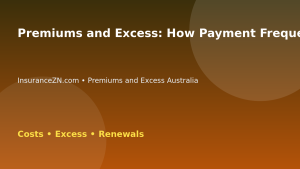 Premiums and Excess: How Payment Frequency Can Affect Insurance Cost - Australian insurance guide