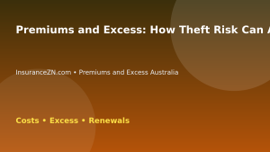 Premiums and Excess: How Theft Risk Can Affect Premiums - Australian insurance guide