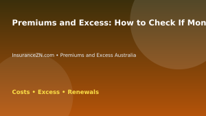 Premiums and Excess: How to Check If Monthly Payments Cost More - Australian insurance guide