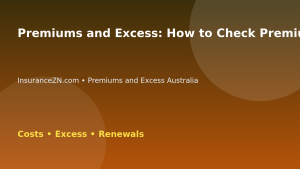 Premiums and Excess: How to Check Premium Value Before Auto-Renewal - Australian insurance guide