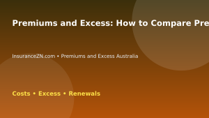 Premiums and Excess: How to Compare Premiums When Switching Insurers - Australian insurance guide