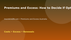 Premiums and Excess: How to Decide If Optional Extras Are Worth the Cost - Australian insurance guide