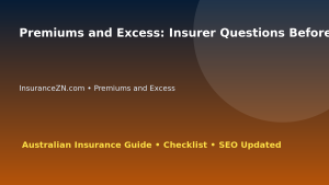 Premiums and Excess: Insurer Questions Before You Buy for Australian Readers 2026 featured image