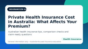 Private Health Insurance Cost in Australia: What Affects Your Premium? - Australian health insurance guide