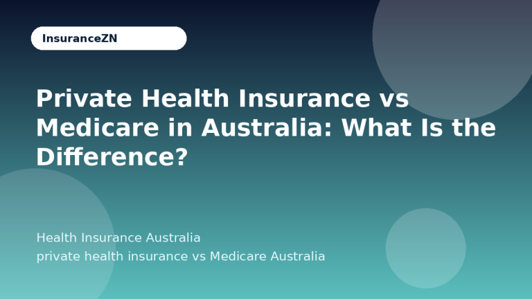 Private Health Insurance vs Medicare in Australia: What Is the Difference? - Health Insurance Australia guide