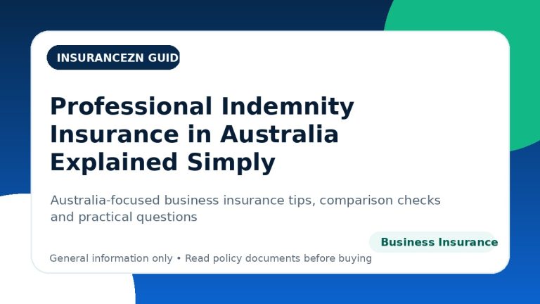 Professional Indemnity Insurance in Australia Explained Simply - Australian business insurance guide
