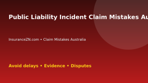 Public Liability Incident Claim Mistakes Australians Should Avoid - Australian insurance claim guide