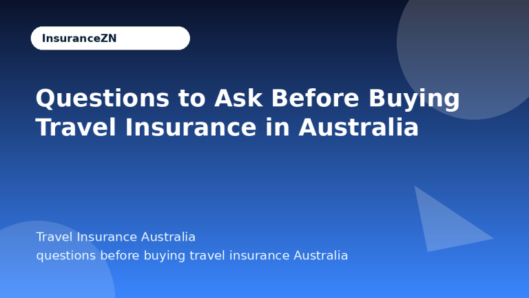 Questions to Ask Before Buying Travel Insurance in Australia - Travel Insurance Australia guide