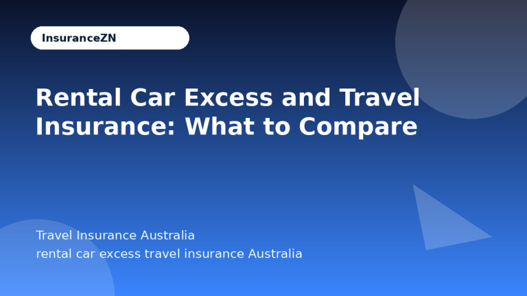 Rental Car Excess and Travel Insurance: What to Compare - Travel Insurance Australia guide