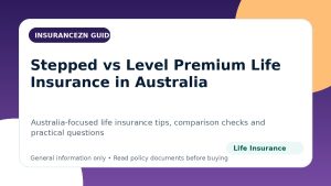 Stepped vs Level Premium Life Insurance in Australia - Australian life insurance guide