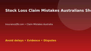 Stock Loss Claim Mistakes Australians Should Avoid - Australian insurance claim guide