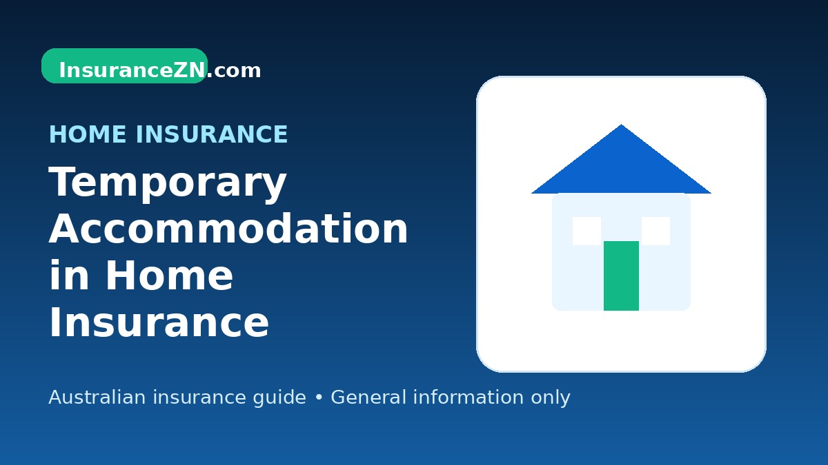 Temporary Accommodation in Home Insurance Claims: What to Know - Australian home insurance guide