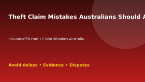 Theft Claim Mistakes Australians Should Avoid - Australian insurance claim guide
