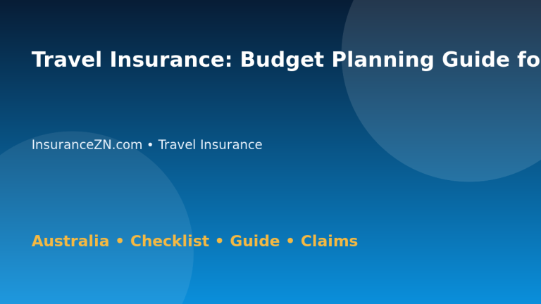 Travel Insurance: Budget Planning Guide for Australian Readers 2026 - InsuranceZN Australian insurance guide