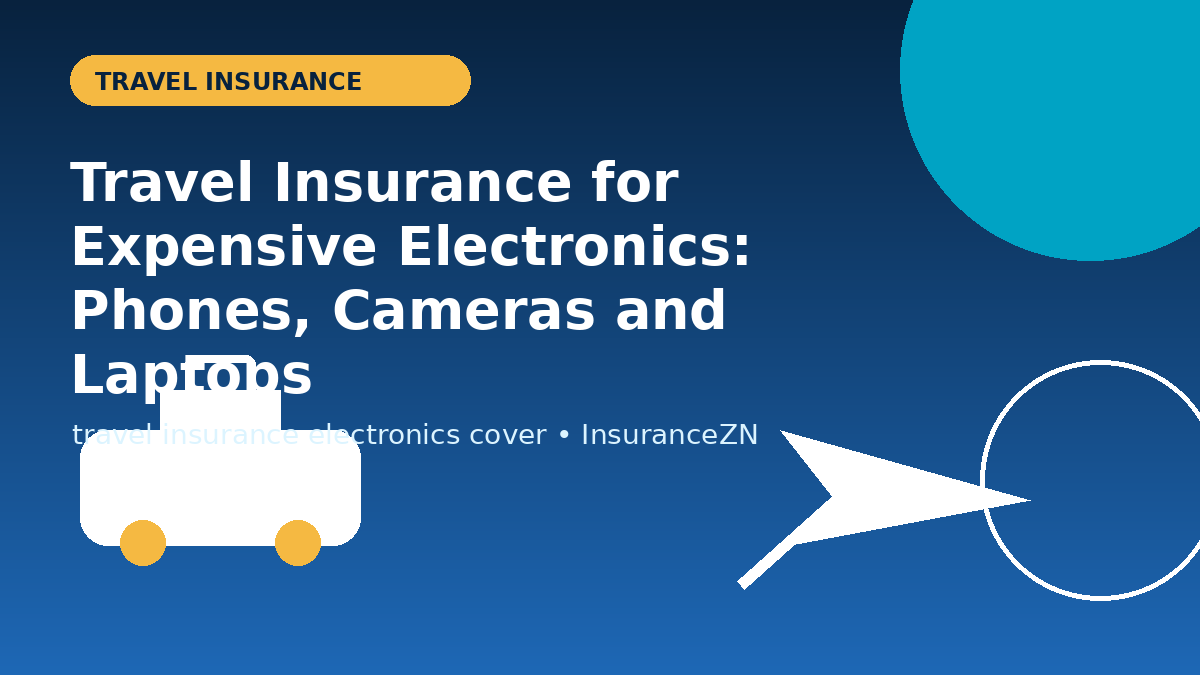 Travel Insurance for Expensive Electronics: Phones, Cameras and Laptops - travel insurance guide for Australian travellers