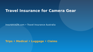 Travel Insurance for Camera Gear - Australian insurance guide