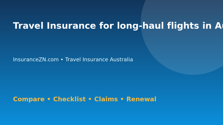 Travel Insurance for long-haul flights in Australia - Australian insurance guide