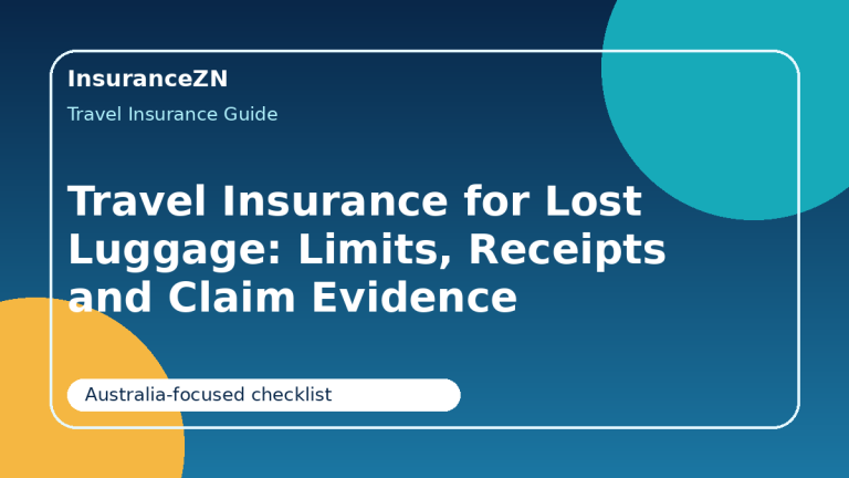 Travel Insurance for Lost Luggage: Limits, Receipts and Claim Evidence - travel insurance lost luggage Australia guide for Australian travellers