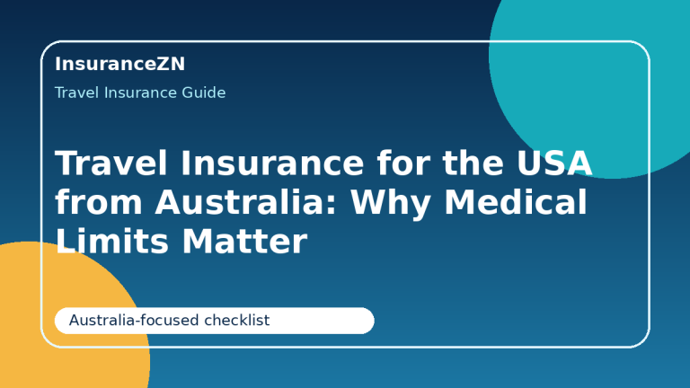 Travel Insurance for the USA from Australia: Why Medical Limits Matter - USA travel insurance Australia guide for Australian travellers