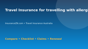 Travel Insurance for travelling with allergies in Australia - Australian insurance guide