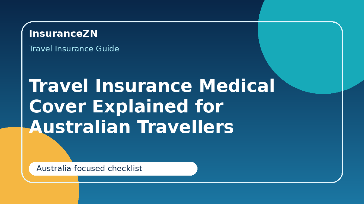 Travel Insurance Medical Cover Explained for Australian Travellers - travel insurance medical cover Australia guide for Australian travellers