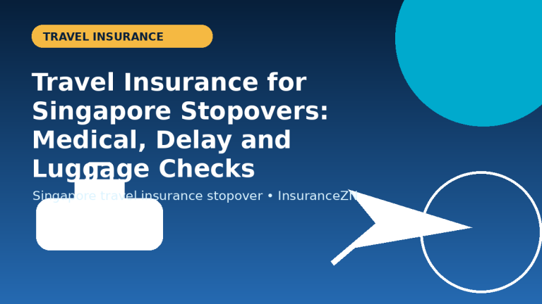 Travel Insurance for Singapore Stopovers: Medical, Delay and Luggage Checks - travel insurance guide image