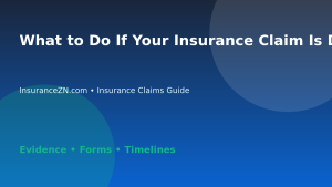 What to Do If Your Insurance Claim Is Declined in Australia - Australian insurance claims guide