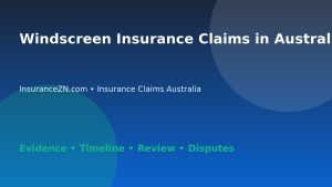 Windscreen Insurance Claims in Australia: What to Check - Australian insurance claims guide