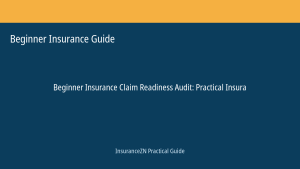Beginner Insurance Guide guide featured image: Claim Readiness Audit