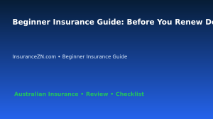 Beginner Insurance Guide: Before You Renew Decision Guide for Australian Readers 2026 featured image
