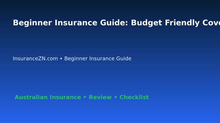 Beginner Insurance Guide: Budget Friendly Coverage Review for Australian Readers 2026 featured image