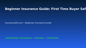 Beginner Insurance Guide: First Time Buyer Safety Checklist for Australian Readers 2026 featured image