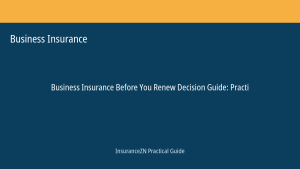 Business Insurance guide featured image: Before You Renew Decision Guide
