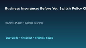 Business Insurance: Before You Switch Policy Checklist for Australian Readers 2026 featured image