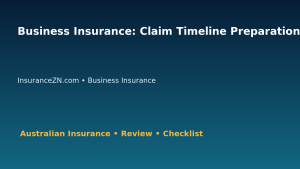 Business Insurance: Claim Timeline Preparation Guide for Australian Readers 2026 featured image