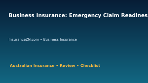 Business Insurance: Emergency Claim Readiness Plan for Australian Readers 2026 featured image