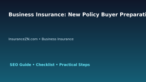 Business Insurance: New Policy Buyer Preparation Guide for Australian Readers 2026 featured image