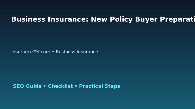 Business Insurance: New Policy Buyer Preparation Guide for Australian Readers 2026 featured image
