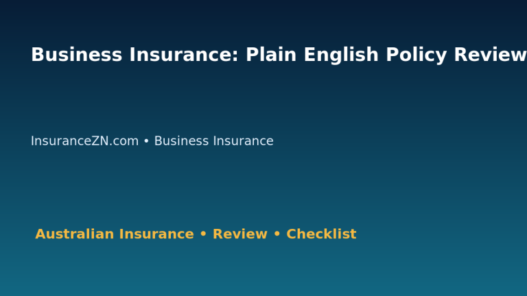 Business Insurance: Plain English Policy Review for Australian Readers 2026 featured image