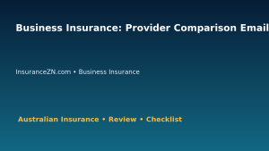 Business Insurance: Provider Comparison Email Template for Australian Readers 2026 featured image