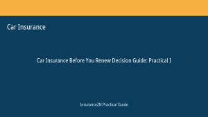 Car Insurance guide featured image: Before You Renew Decision Guide