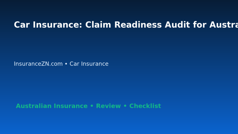 Car Insurance: Claim Readiness Audit for Australian Readers 2026 featured image