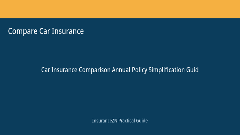 Compare Car Insurance guide featured image: Annual Policy Simplification Guide